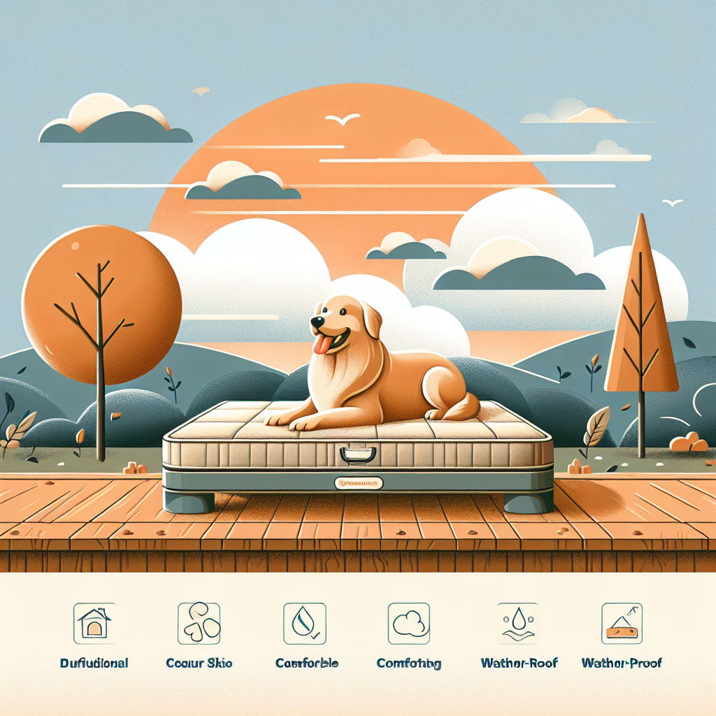 Why Waterproof Beds Are Perfect for Outdoor Dogs