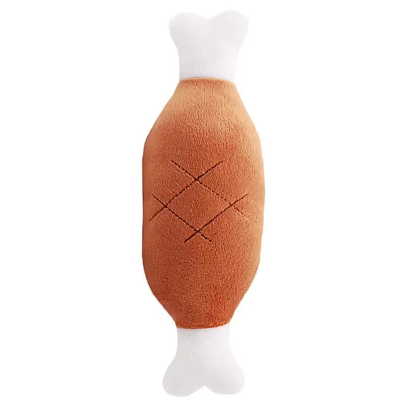 Animals Cartoon Dog Toys Stuffed Squeaking Pet Toy Cute Plush Puzzle for Dogs Cat Chew Squeaker Squeaky Toy for Pet Dog Clicker