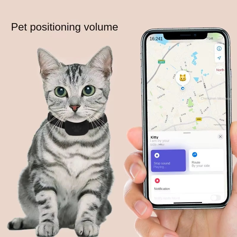 Waterproof Mini Dog Gps, Animal Tracking, Movement Alert Collars, anti Lost Tracker for Cats and Puppies, Remote Global Locator