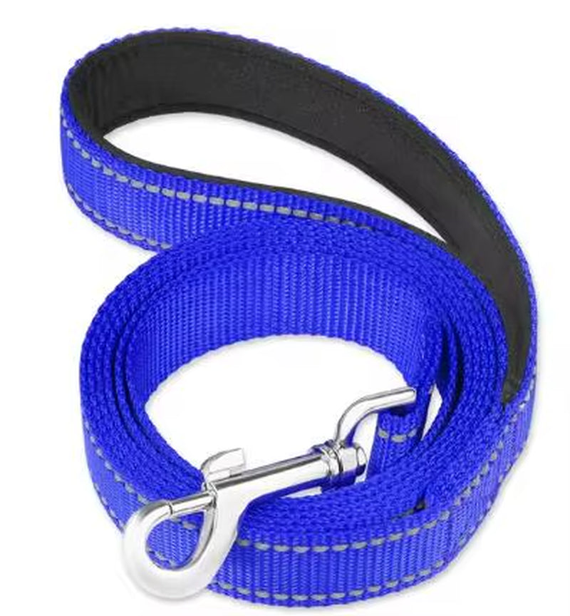 Reflective Dog Leash Pet Cat Soft Padded Handle for Comfortable Training and Walking for Medium and Small Dogs -