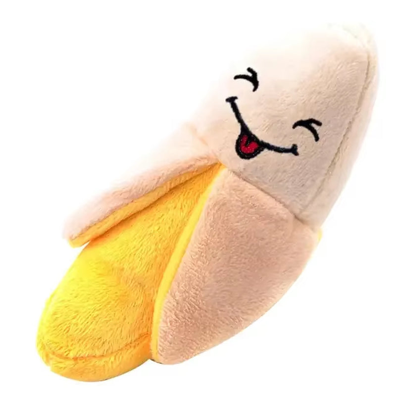 Animals Cartoon Dog Toys Stuffed Squeaking Pet Toy Cute Plush Puzzle for Dogs Cat Chew Squeaker Squeaky Toy for Pet Dog Clicker