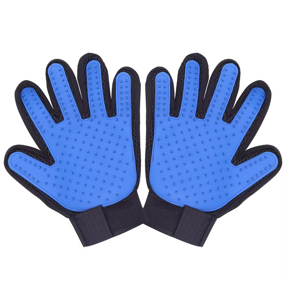 Pet Electrostatic Hair Removal Gloves Cat Hair Removal Supplies Dog Hair Cleaning Artifact Cat Combing Stroking
