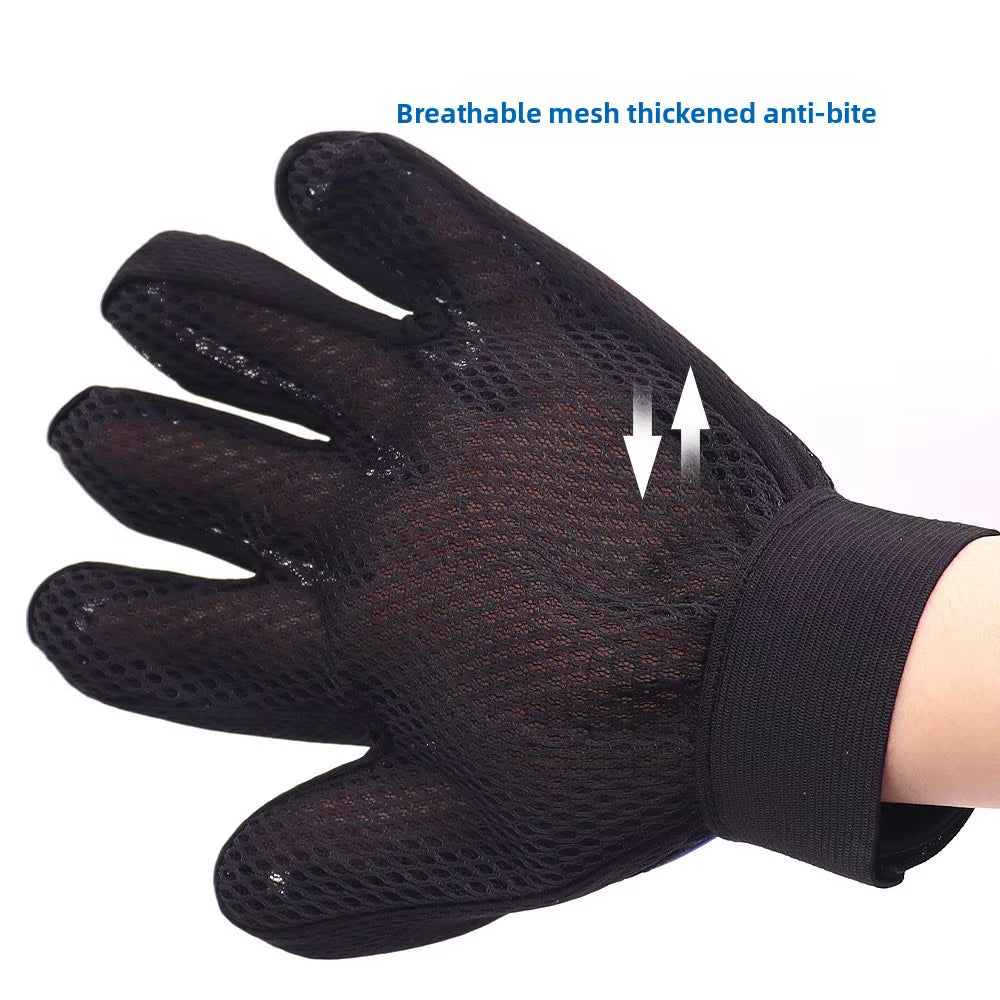 Pet Electrostatic Hair Removal Gloves Cat Hair Removal Supplies Dog Hair Cleaning Artifact Cat Combing Stroking