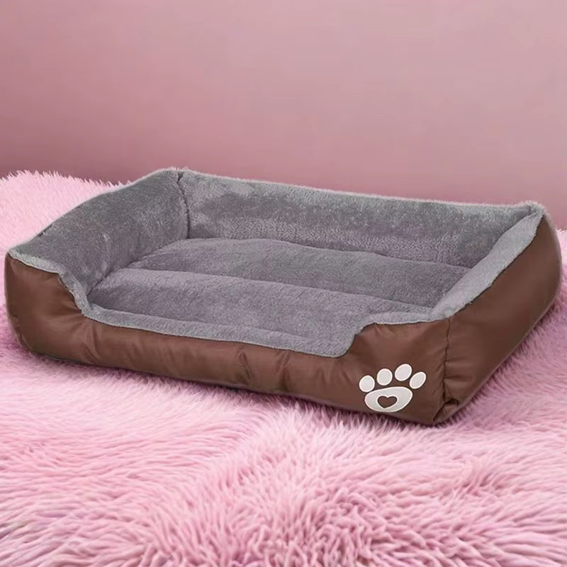 Warm Pet Dog Sofa Bed Kennel Mat Soft Puppy Bed Cat House Large Dog Winter Multifunctional Warm Pet Sofa Cat Supplies
