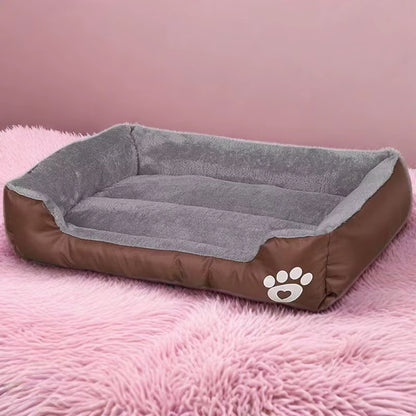 Warm Pet Dog Sofa Bed Kennel Mat Soft Puppy Bed Cat House Large Dog Winter Multifunctional Warm Pet Sofa Cat Supplies
