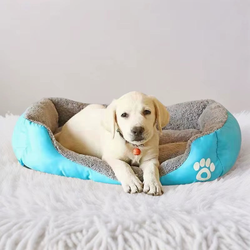 Warm Pet Dog Sofa Bed Kennel Mat Soft Puppy Bed Cat House Large Dog Winter Multifunctional Warm Pet Sofa Cat Supplies