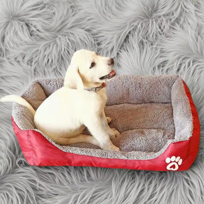 Warm Pet Dog Sofa Bed Kennel Mat Soft Puppy Bed Cat House Large Dog Winter Multifunctional Warm Pet Sofa Cat Supplies