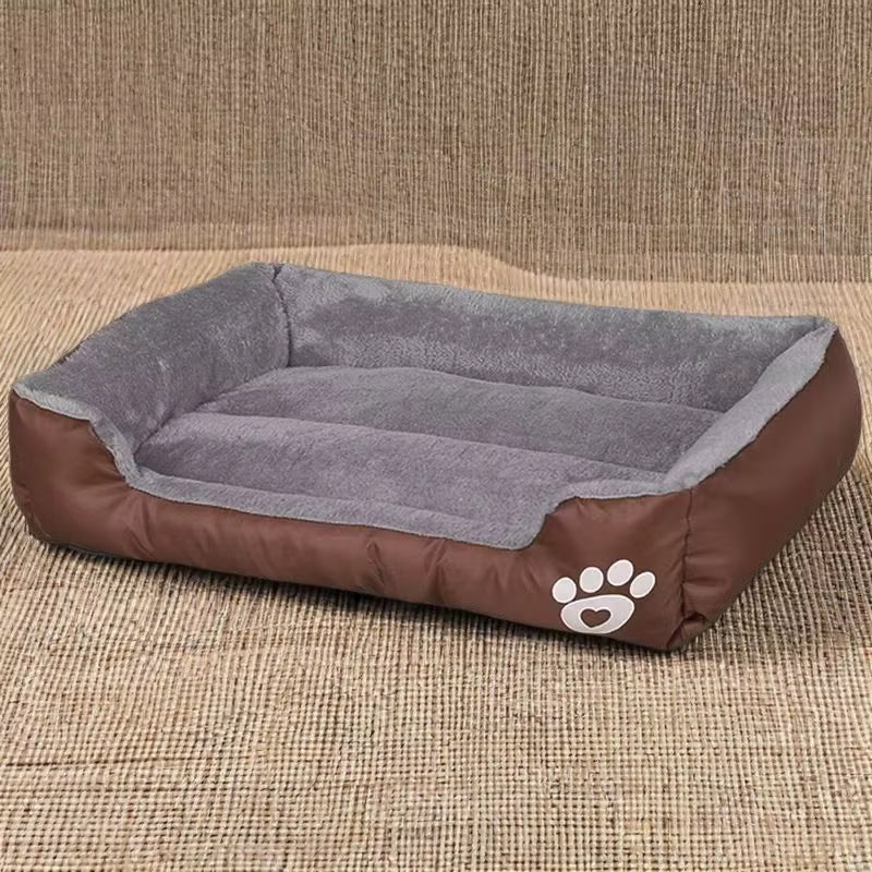 Warm Pet Dog Sofa Bed Kennel Mat Soft Puppy Bed Cat House Large Dog Winter Multifunctional Warm Pet Sofa Cat Supplies