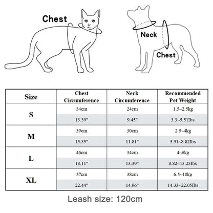 Dog Harness Vest Chest Cat Collars Rope Adjustable Breathable Mesh Puppy Harness for Outdoor Walking Small Medium Pet Supplies