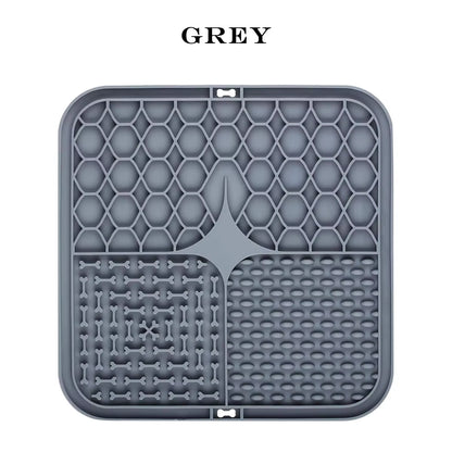 Pet Placemat Cat Slow Feeding Mat Dog Lick Mats Silicone Pets Eating Slowly Food Pad Cats Dogs Feeding Supplies