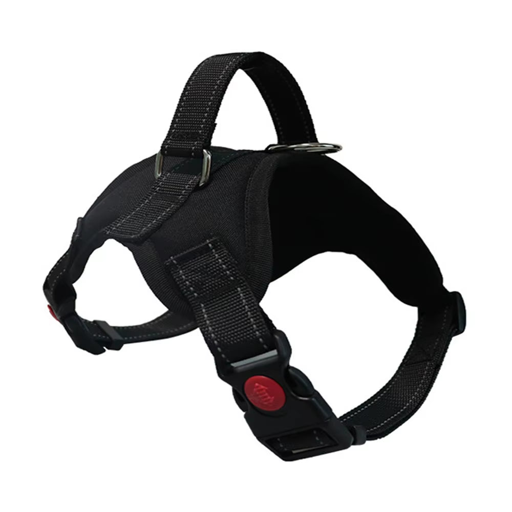 Pet Dog Adjustable Nylon Harness Large Dogs Vest Harness Chest Strap Puppy Leads Reflective No Pull Harness for Walking Training
