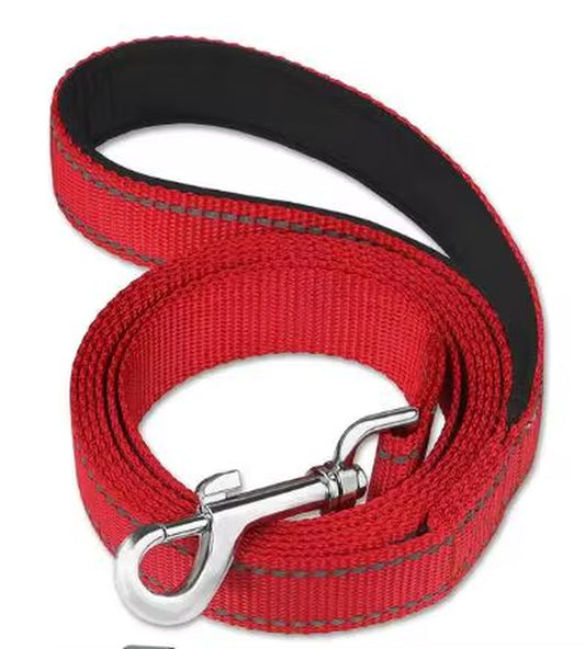 Reflective Dog Leash Pet Cat Soft Padded Handle for Comfortable Training and Walking for Medium and Small Dogs -