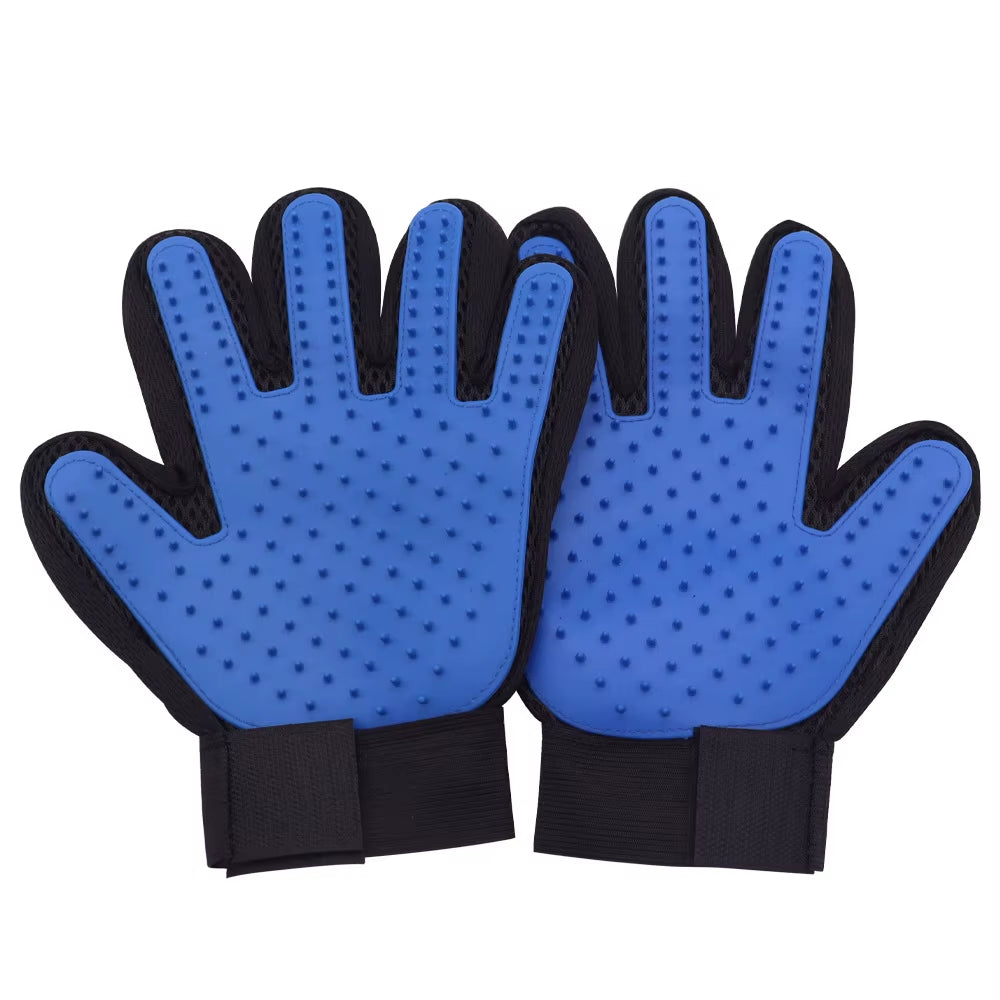 Pet Electrostatic Hair Removal Gloves Cat Hair Removal Supplies Dog Hair Cleaning Artifact Cat Combing Stroking
