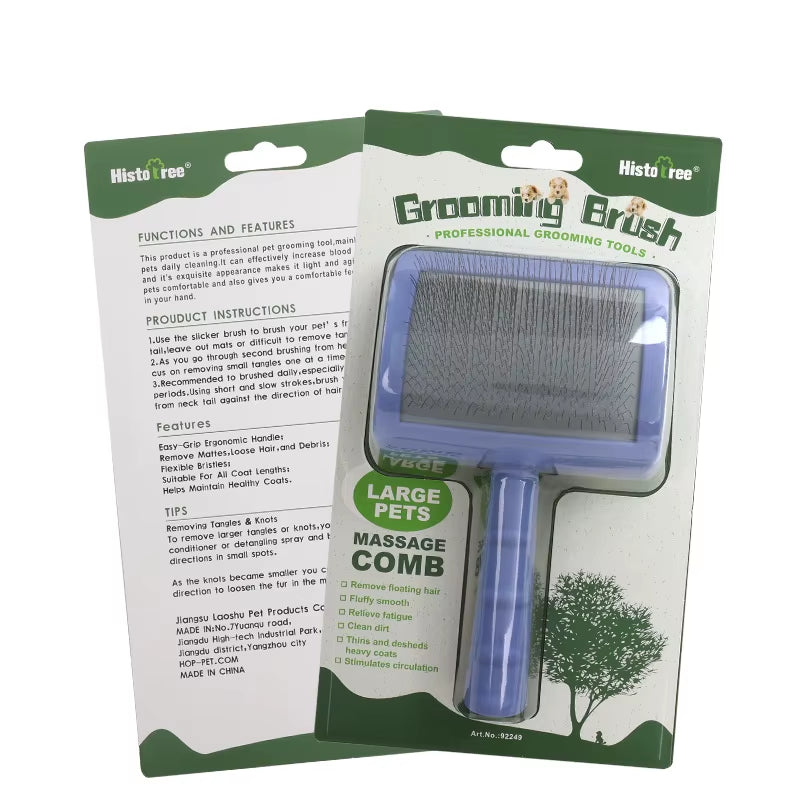 Dog Comb, Used to Comb Loose Hair, Shed Hair Pet Combing Brush, Dog Combing Hair Suitable for Cats and Dogs Cleaning