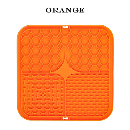 Pet Placemat Cat Slow Feeding Mat Dog Lick Mats Silicone Pets Eating Slowly Food Pad Cats Dogs Feeding Supplies
