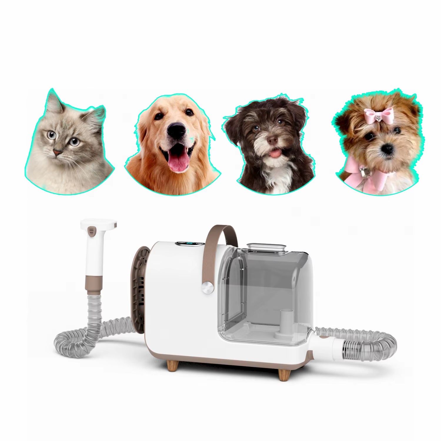 Dog Hair Cat Hair Cut Brush Tool Pet Brush Grooming Vacuum Cleaner