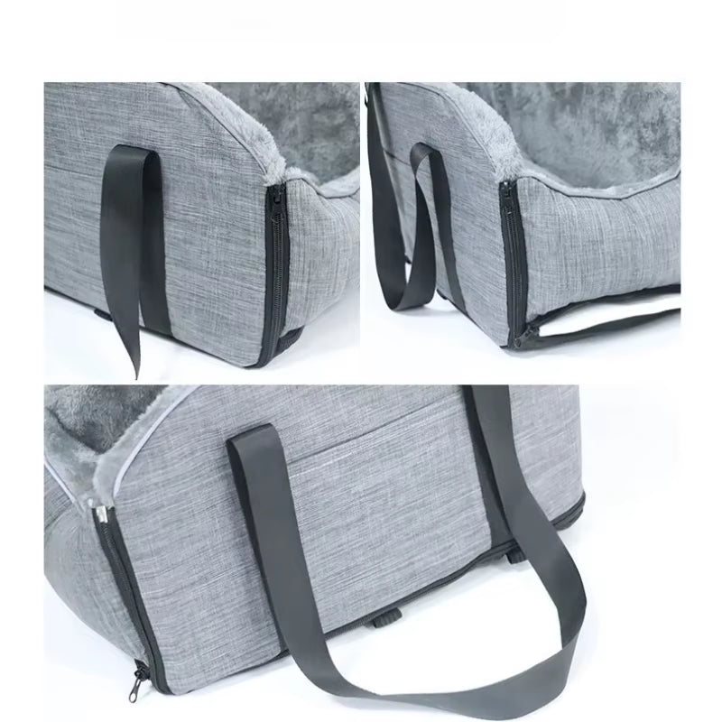 Dog Car Seat Beds Pet Cars Cat Dog Beds Portable Detachable for Cars Hand-Held Dog Bed Safety Travel Bag Dog Accessories