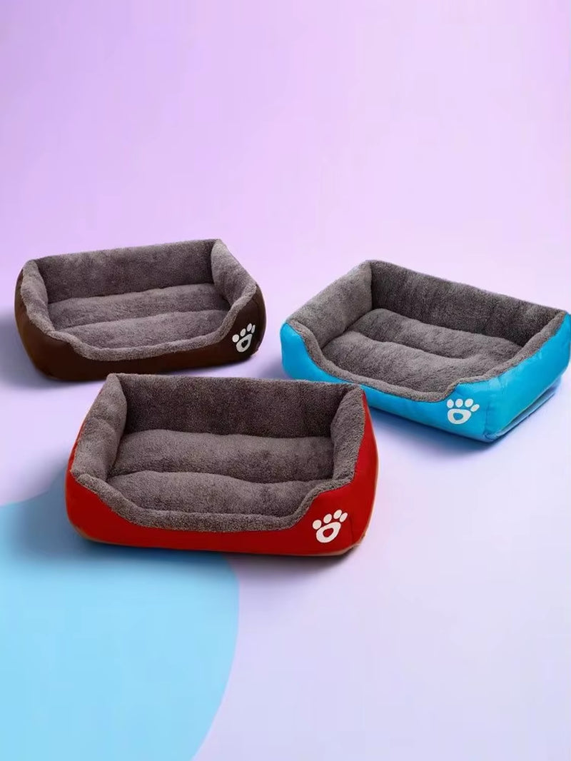 Warm Pet Dog Sofa Bed Kennel Mat Soft Puppy Bed Cat House Large Dog Winter Multifunctional Warm Pet Sofa Cat Supplies