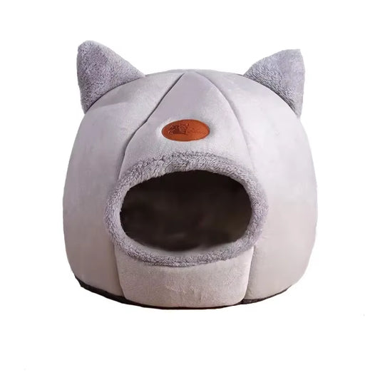 Deep Sleep Comfort in Winter Cat Bed Iittle Mat Basket Small Dog House Products Pets Tent Cozy Cave Nest Indoor Cama Gato