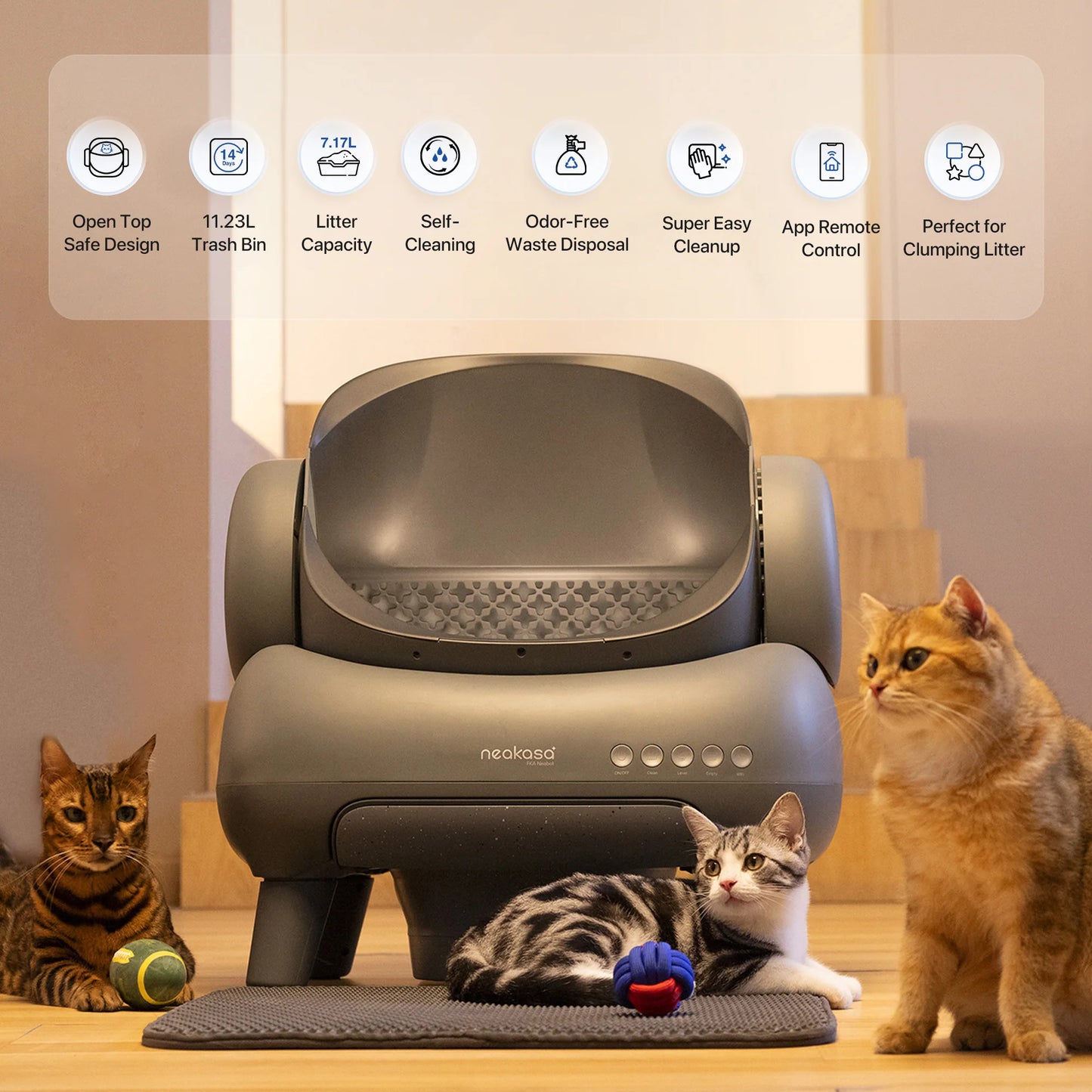 Automatic Sandbox for Cats Toilet Self Cleaning Litter Box