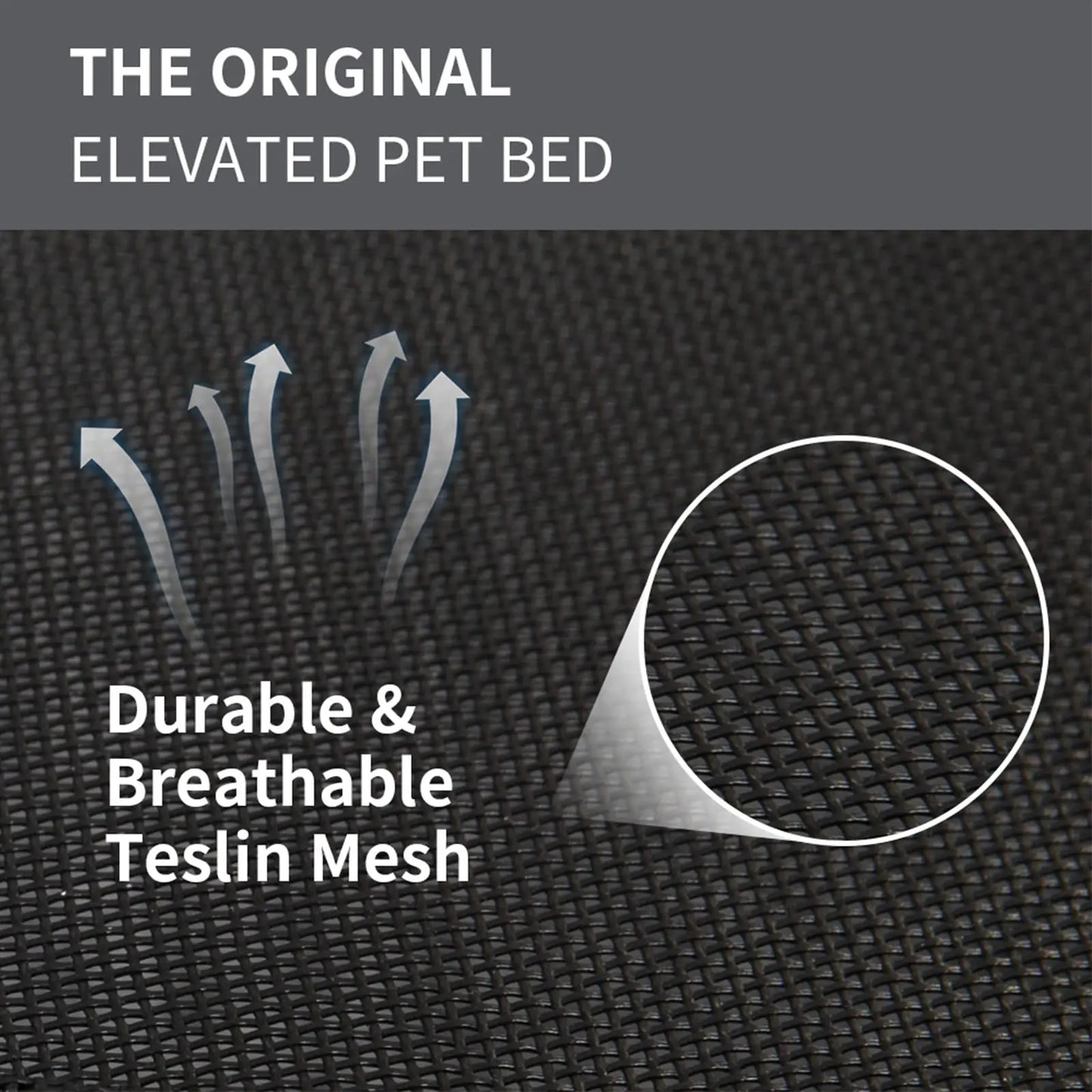 Factory Outlet Easy to Move Large Removable Pet Beds, Washable and Breathable Elevated Dog Beds, Portable Elevated Pet Camp Beds