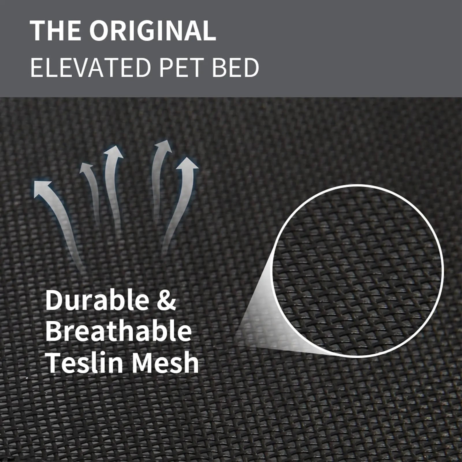 Factory Outlet Easy to Move Large Removable Pet Beds, Washable and Breathable Elevated Dog Beds, Portable Elevated Pet Camp Beds
