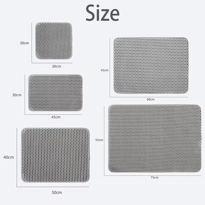 Double Layer EVA Cat Litter Pad Waterproof Non-Slip Sand Basin Filter Kitten Dog Washable Mattress Floor Mat Pet Clean Supplies