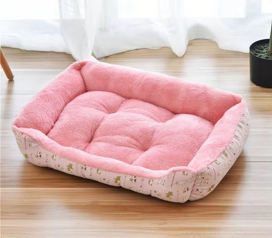 Warm Pet Dog Sofa Bed Kennel Mat Soft Puppy Bed Cat House Large Dog Winter Multifunctional Warm Pet Sofa Cat Supplies