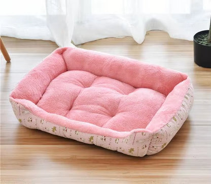 Warm Pet Dog Sofa Bed Kennel Mat Soft Puppy Bed Cat House Large Dog Winter Multifunctional Warm Pet Sofa Cat Supplies