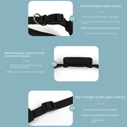 Waterproof Mini Dog Gps, Animal Tracking, Movement Alert Collars, anti Lost Tracker for Cats and Puppies, Remote Global Locator