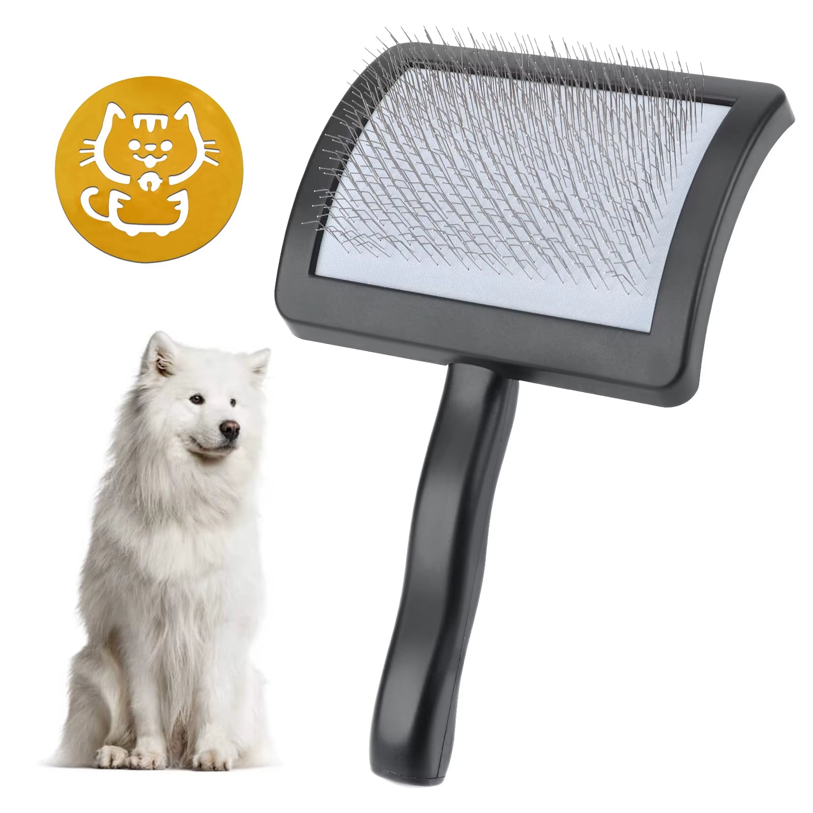 Dog Comb, Used to Comb Loose Hair, Shed Hair Pet Combing Brush, Dog Combing Hair Suitable for Cats and Dogs Cleaning