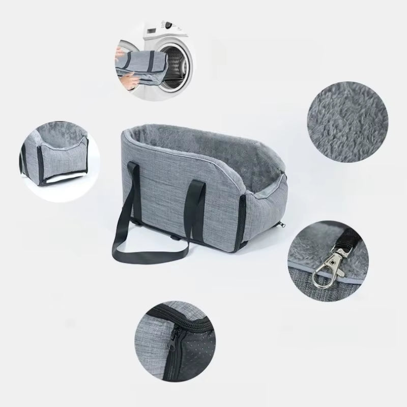 Dog Car Seat Beds Pet Cars Cat Dog Beds Portable Detachable for Cars Hand-Held Dog Bed Safety Travel Bag Dog Accessories