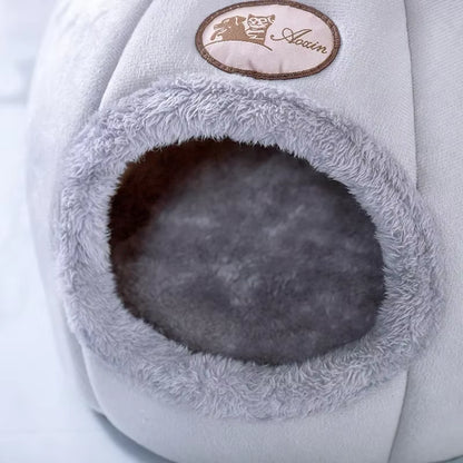 Deep Sleep Comfort in Winter Cat Bed Iittle Mat Basket Small Dog House Products Pets Tent Cozy Cave Nest Indoor Cama Gato