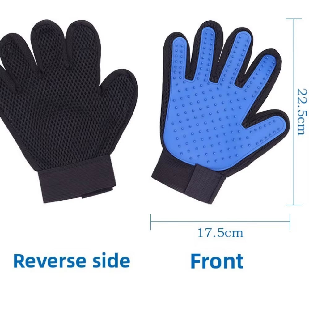 Pet Electrostatic Hair Removal Gloves Cat Hair Removal Supplies Dog Hair Cleaning Artifact Cat Combing Stroking